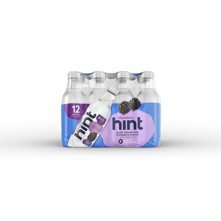 HINT Hint Blackberry Essence Water 16 fl. oz., PK12 HINT-BB